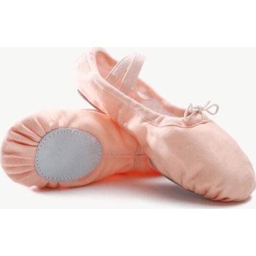 Balight Yoga Gym Flat Slippers Canvas Ballet Dance Shoes For Girls Child Pointe Professional Ballet Dance Shoes
