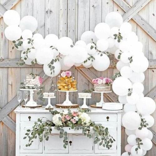 White balloon sea of Clouds 10/12/36inch Big Balloon Wedding Birthday Party decor Helium balloon latex globos