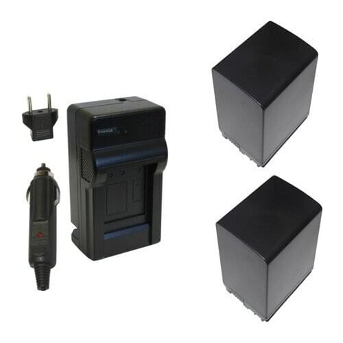 BP-828 BP828 Full Decoded 2670mAh Battery+Charger for Canon VIXIA HF G30, G40, XA20, XA25, XA35