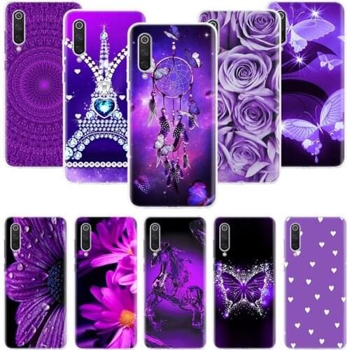 Infinity on purple Case for Xiaomi Redmi Note 10 9 9S 8 7 6 8T 8A 7A 6A S2 K30 K20 MI 9 8 CC9 F1 Lite Pro Soft TPU Phone Cover