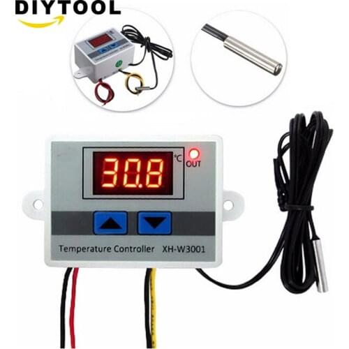 W3001 Digital Temperature Controller Micro Thermostat Thermoregulator Aquarium Incubator Water Temp Regulator