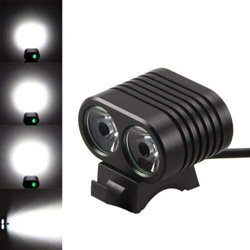 2* XM-L2 Bike Light 5000LM Bicycle Front Light Cycling MTB Road Bike Headlight with Rechargeable 18650 Battery Pack +Charger