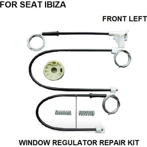 FOR SEAT IBIZA ELECTRIC WINDOW REGULATOR REPAIR KIT FRONT-LEFT NEW