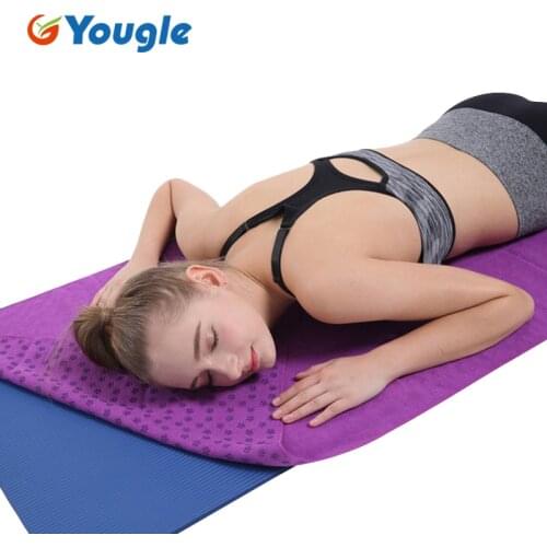 183 * 63cm Non Slip Yoga Mat Cover Towel Anti Skid Microfiber Yoga Mats Yoga Shop Towels Pilates Blankets Fitness Yoga equipment