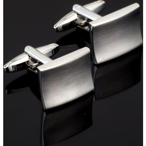 2018 New Arrive Shirt Cufflinks Men Enamel Square Cuff Links For Wedding Party Fashion Simple Men Sleeve Shirt Cufflinks