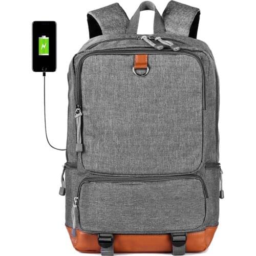 Mens Backpack Luminous Student School Bags External USB Charge Laptop Backpacks Teenagers Travel Mochila Dropshipping