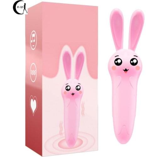 Single Frequency Rabbit Vibrator Erotic Vibrator Female Masturbation Adult Products Sex Toys For Woman Mini Magic Massager