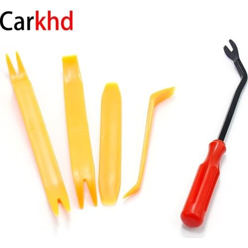 4pcs/Set Plastic Auto Car Disassembly Interior Kit Car Radio Door DVD Player Clip Panel Trim Dash Audio Dashboard Repair Tool