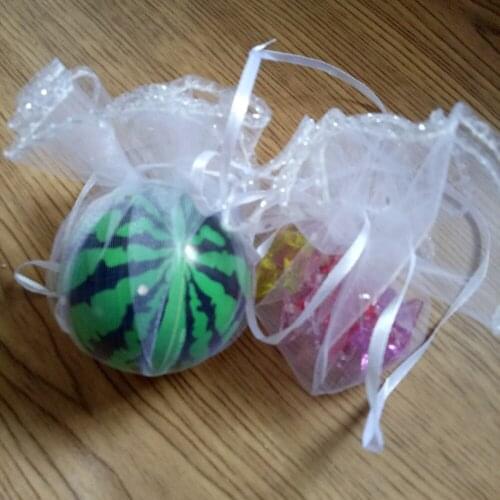 Organza bag Diameter/26cm/35cm/40cm white Round Drawstring Bag birthday Gift Bag for jewelry Packaging display bags envio gratis