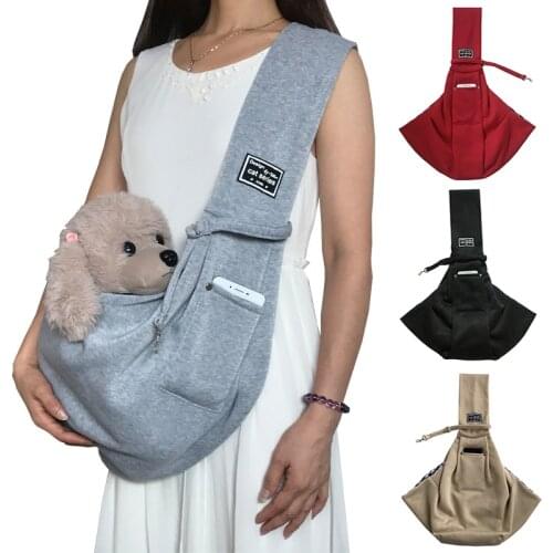 Dog bags transport bag carrying for dog backpack carrier small adjustable pet sling carrier travel cat carrier protector