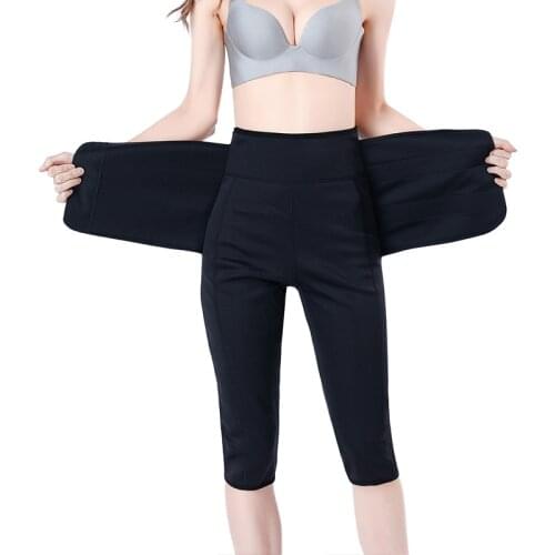 Control Panties Women Fitness Neoprene Quick Dry Body Shaper Shapewear Slimming High Waist Shorts with Waist Girdle