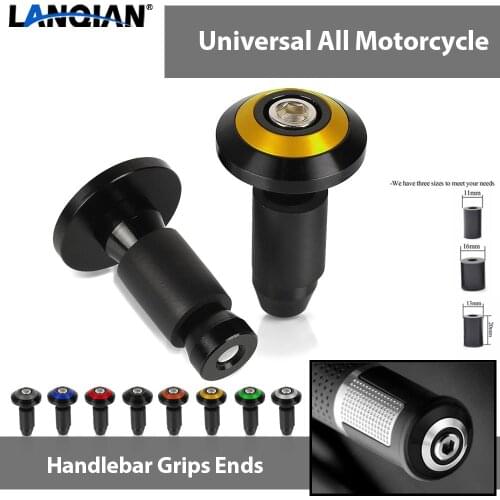 For Suzuki GSX 1250F SA ABS GSX1400 GSX650F HAYABUSA GSXR1300 SV1000 S Motorcycle Handle Bar End Cap Anti Vibration Silder Plug
