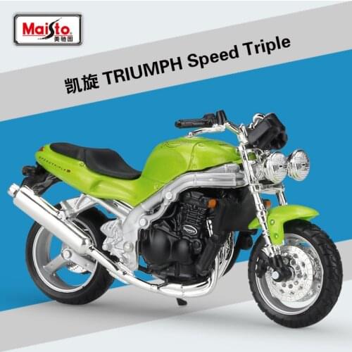 1:18 Maisto TRIUMPH Speed Triple Metal Diecast Model Motorcycle Collectibles