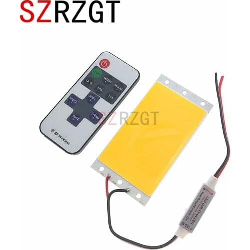 15W COB LED Panel Light Bulb with Dimmer 12V COB Chip 1500LM 94x50MM DC12V for Car Lights