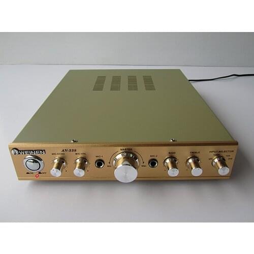 220V ring transformer AV 300W amplifier professional home stereo borne power amplifier/karaoke amplifier with USB card read