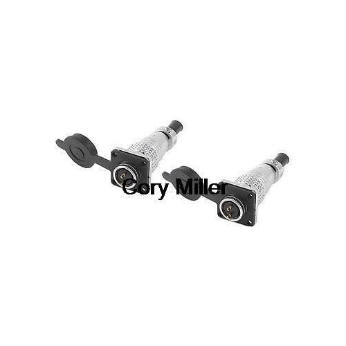 400V 25A 2 Pin Electric Deck Aviation Connector Adapter Plugs Y16-2