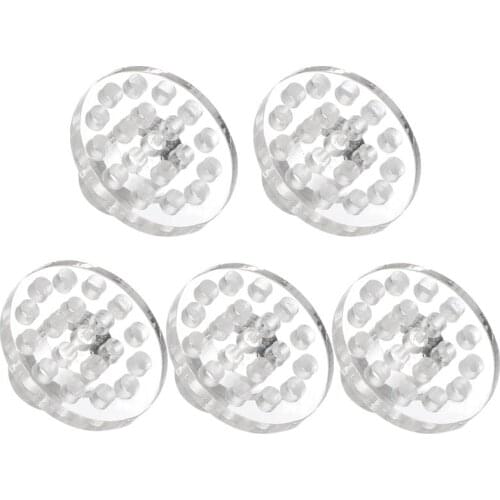 5PCS Acrylic Coral Frag Plug Round Coral Holder For Coral Rack Acrylic Material Seawater Coral Stand Base Seawater Coral Stand