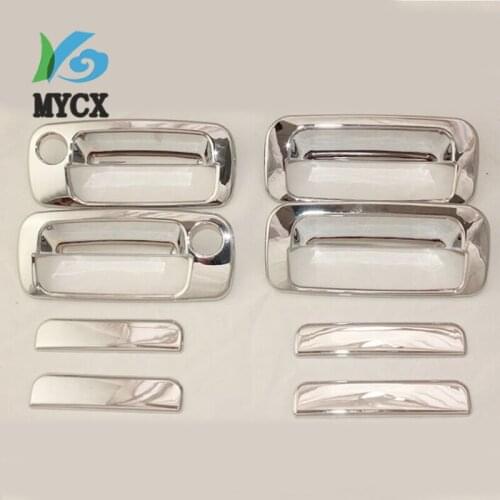 8PCS FOR Toyota FJ80 Land Cruiser Door Bowl Auto Door ABS Plating Auto Parts Accessories