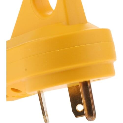 30Amp 125V RV Male Plug Replacement Power Cord Plug Motorhome Adapter Extension Cord Power