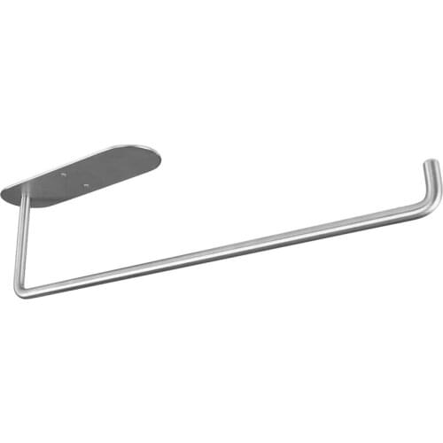 Paper Towel Holder-Self Adhesive or Drilling,Under Cabinet Paper Towel Holder Wall Mount for Kitchen Bathroom