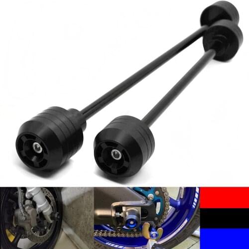For KAWASAKI NINJA ZX-10R ZX10R 2012 2013 2014 2015 Front Rear Wheel Slider Fork Axle Crash Protector Swing Arm Pad POM New
