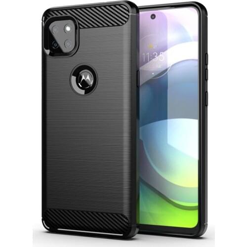 For Motorola G Play Power Stylus PRO Brushed Texture Phone Case Shockproof Cover Carbon Fiber Luxury Case For Edge S Plus