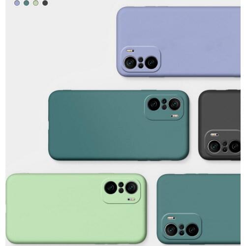 For Xiaomi POCO F3 M3 X3 Pro Redmi K40 Pro Plus Liquid Silicone Protetcive Case For Redmi Note 9T 9 Pro 5G 9 Power Back Cover