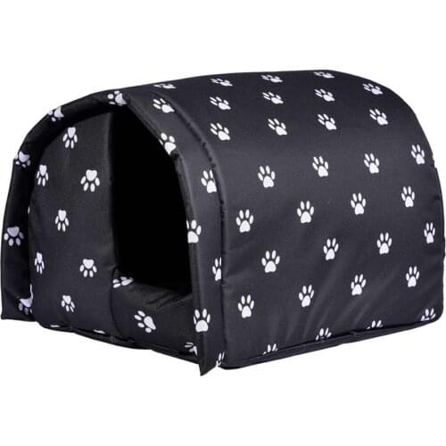 Cute Cat Nest Waterproof Foldable Pet House With Soft Cushion for Cat Small Dog Removable And Washable Kennel Pet Supplies