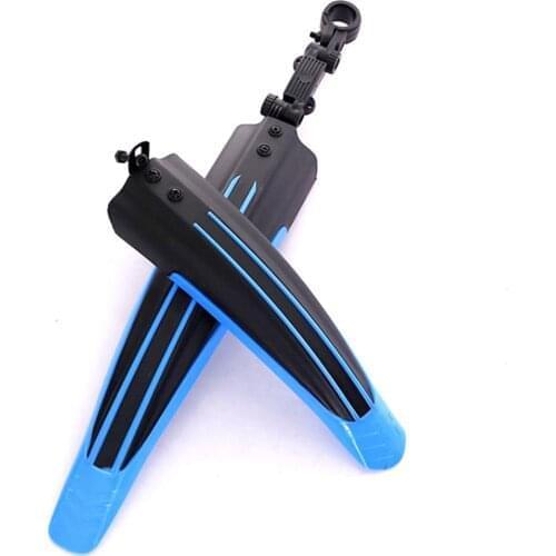 Bicycle Fenders 2pcs Mountain Bike Fenders Cycling Mountain Mud Guards Mudguard Adjustable Front Rear Tire Fenders Cycle Part