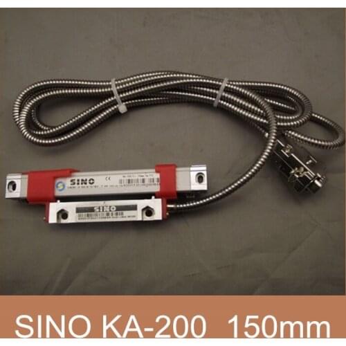Free Shipping 16mm*16mm Sino KA200 150mm Linear Scale Sino KA-200 150mm linear ruler for lathe machine