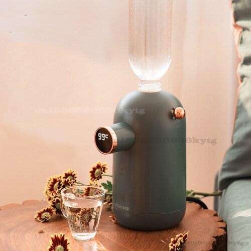Retro Mini Water Dispenser 3 Seconds Quick Heat Travel Portable Water Heater Cute Leak-proof Water Dispenser for Home