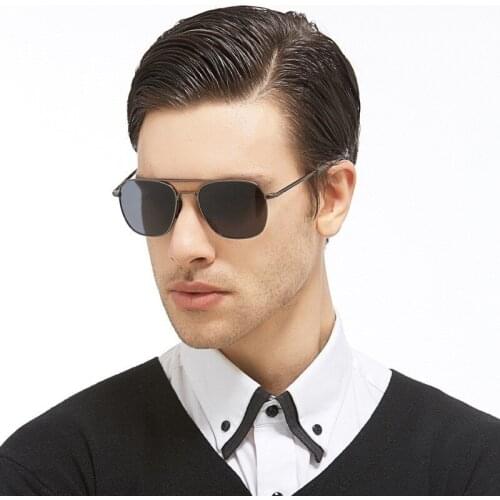 Fashion Black American Army MILITARY Polarized Pilot Sunglasses Mens Brand American Optical Polarized Sun Glasses Oculos De Sol
