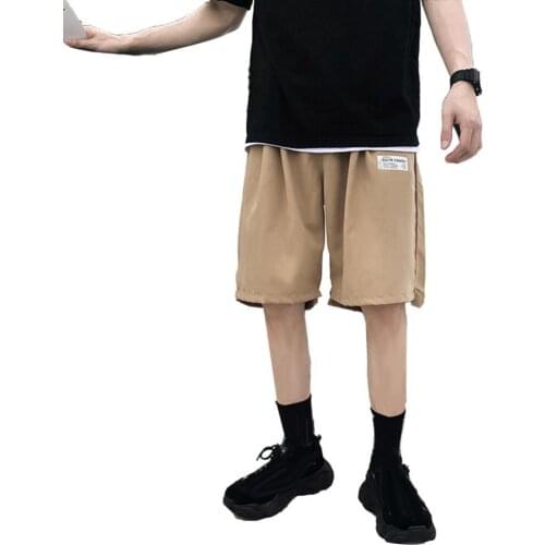 Fashion Men Shorts Loose Breathable Soft Fifth Pants Board Beach Sports Running Shorts Plus Size men clothing шорты мужские 2021