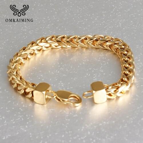 Mens Stainless Steel Figaro Chain Cuban Bracelet (Width 8mm/ Length 22, 23mm) Hip Hop Bracelet Factory Direct Customization