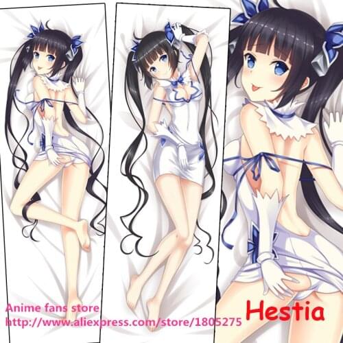Hentai Sexy Anime Pillowcase Is It Wrong to Try to Pick Up Girls in a Dungeon Hestia Pillow Case Cover Hugging Body