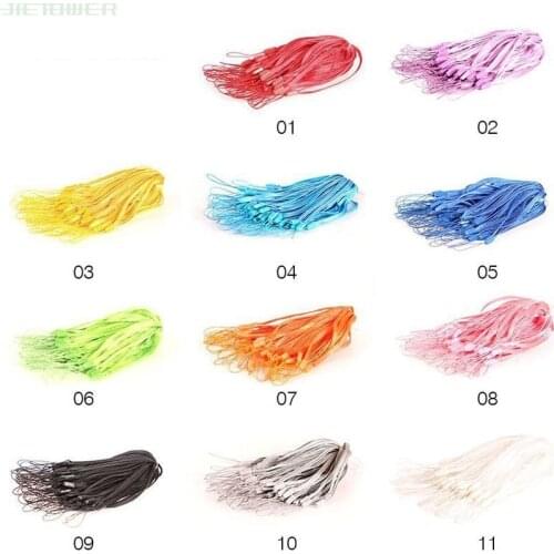 Nylon Wrist Hand Cell Phone Mobile Chain Straps Keychain Camera USB MP4 Charm Cords DIY Hang Rope Lanyard 5000PCS/LOT