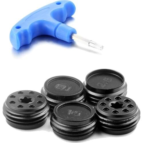 New One Set 5 Pair of 2.5g, 5g, 10g, 15g, 20g Golf Weight Screws Replacement for Operator Putter with Wrench