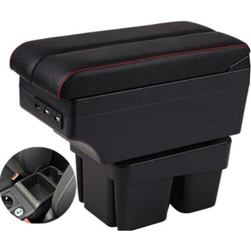 For VW Golf 7 armrest box central content box interior Armrests Storage car-styling accessories part with USB