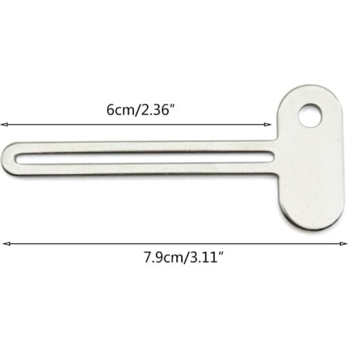 Semicircular Metal Manual Toothpaste Squeezer Stainless Steel Dispenser Tube Squeezer Hand Cream Tube Key Set Practical