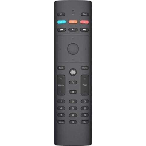 G40 Voice Search Air Mouse IR Learning Gyro 2.4G Smart Remote Control for Apple TV for Roku for Vizio Android TV BOX