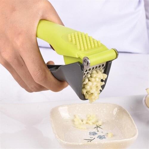 Stainless Steel Manual Garlic Press Crusher Home Vegetables Squeezer Masher Garlic Presses Chopper Fruit Vegetable Cooking Tools