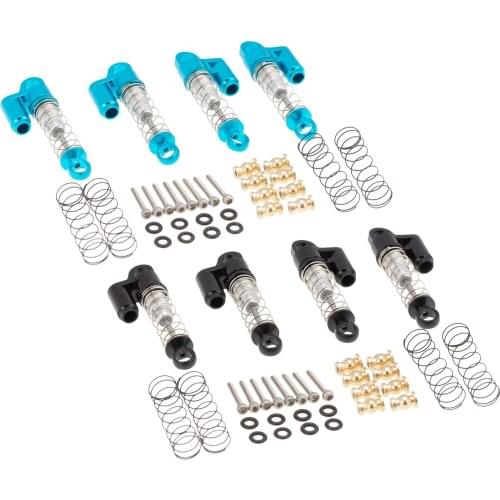 Racing Threaded Shocks for Axial SCX24 AXI00001 AXI90081 1/24 RC Crawlers