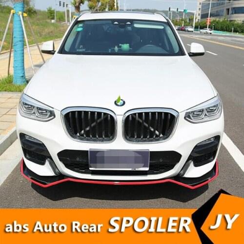 For BMW X3 Body kit spoiler 2018-2020 For BMW X3 X4 G01 G02 3D ABS Rear lip rear spoiler front Bumper Diffuser Bumpers Protector