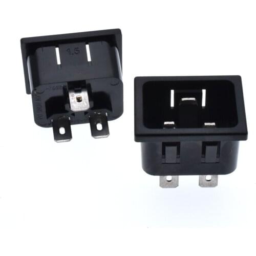 SS-3A-1 AC 250V 16A 3 Pin Panel Mount IEC320 C20 Male Plug Power Socket Adapter 50 Pcs