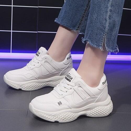 Womens sneakers Spring Autumn White shoes non-slip wear-resistant comfortable breathable walking casual womens shoes U27-48