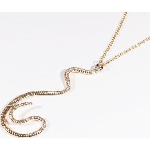 Snake Pendant Necklace for Mens Hip Hop Jewelry Vintage Fashion Accessories Party Animals Necklaces for Women Necklace