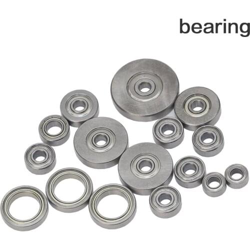 1PC 3PC 5PC Top Mounted 1/2 3/8 3/4 Bearing & Stop Ring for 1/4"1/2 SH Router Bit