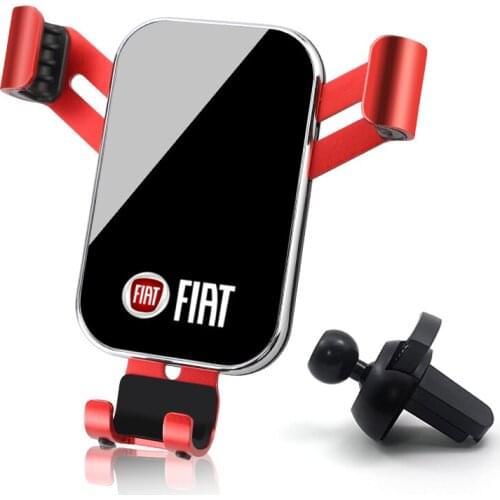 1Pcs Car Styling ABS Gravity Car Phone Holder Accessories For Fiat Abarth FR Aegea 500c Panda Palio Tipo Doblo Stilo Ducato