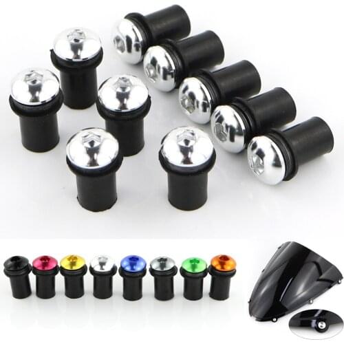 For Aprilia RSV4 RSV1000R Tuono V4 1100 RS125 RS125 RS250 M4*16 10 Pcs Motorcycle Windscreen Deflectors Screws Bolts Kit Set