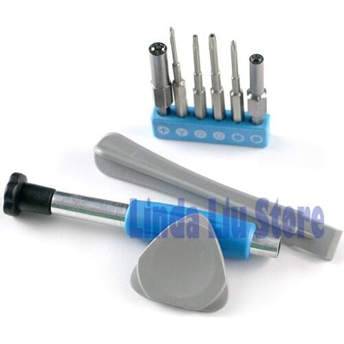 20sets/lot For ns switch GB GBA SP New 3DS XL PSP Screwdriver Repair Tools Kit 3.8m 4.5mm T6 T8 Cross wings ferramentas tool